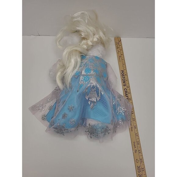 Build-A-Bear Workshop Elsa Disney's Frozen Dress Wig 17 Inch Plush - Picture 8 of 8